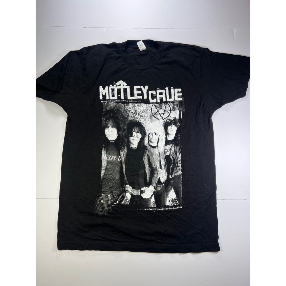 Motley Crue Graphic T-Shirt Mens L Black The Stadium Tour 2022 Band Tee
